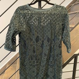 LOFT hunter green dress
